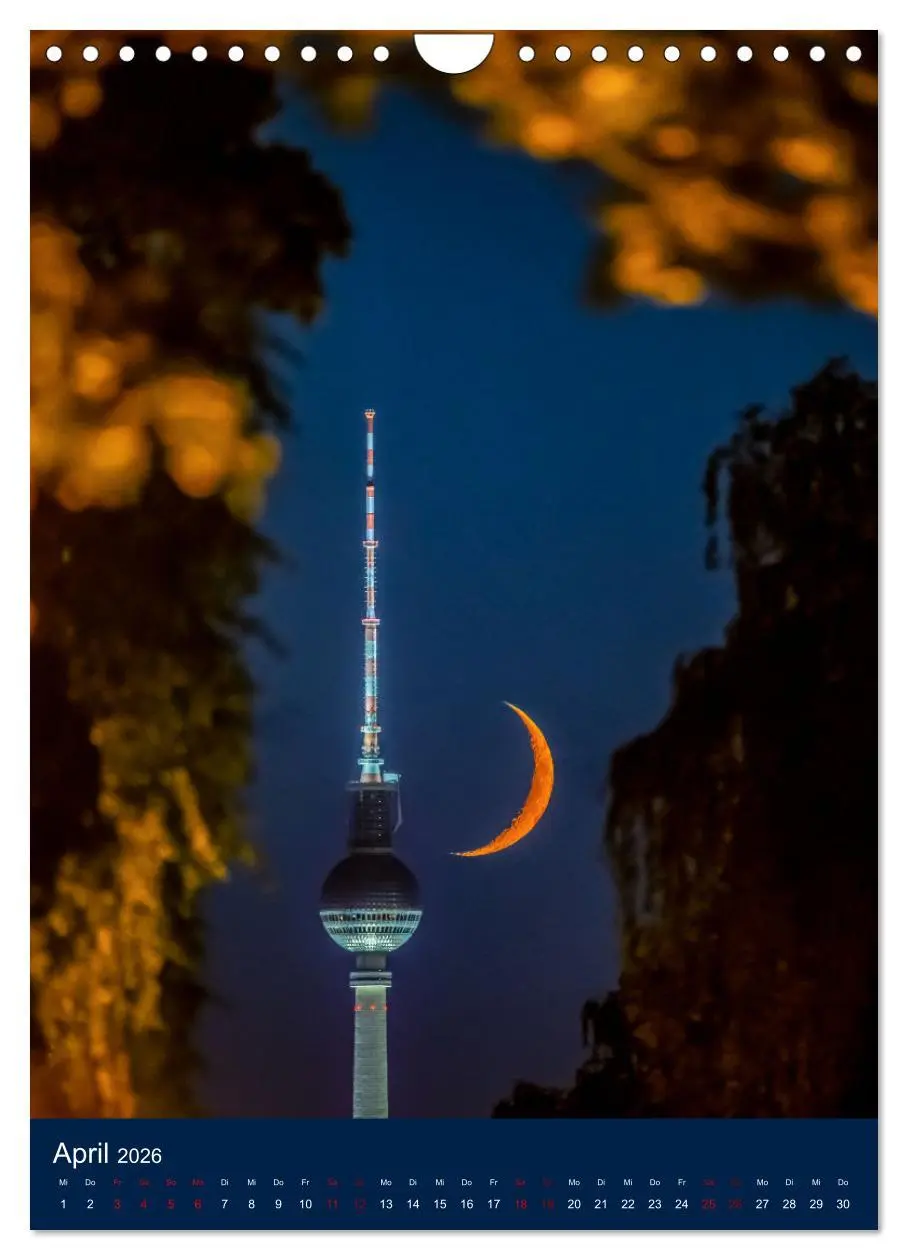 Bild: 9783516353853 | Berliner Fernsehturm - Magische Momente (Wandkalender 2026 DIN A4...