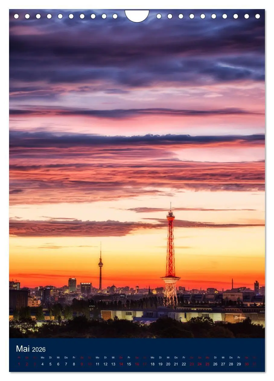 Bild: 9783516353853 | Berliner Fernsehturm - Magische Momente (Wandkalender 2026 DIN A4...