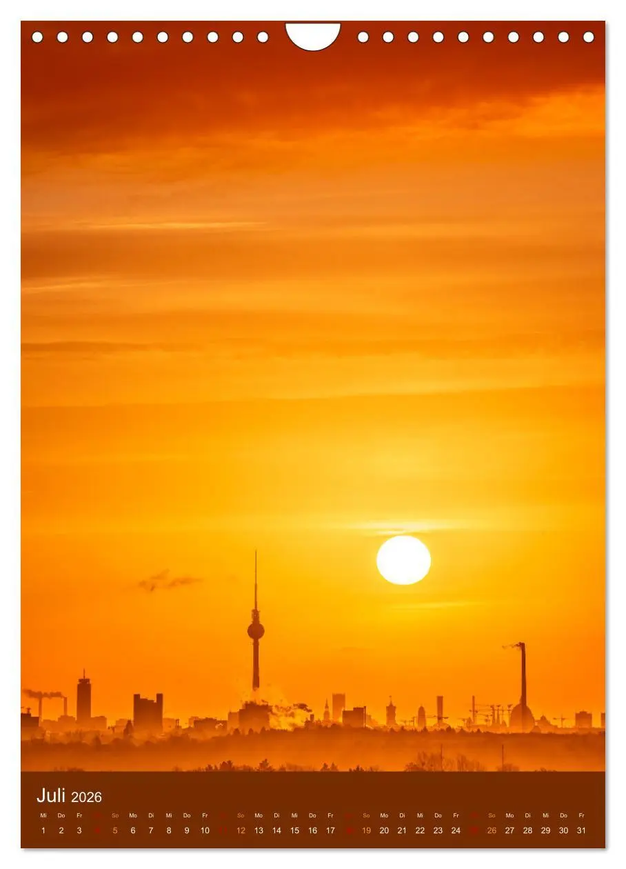 Bild: 9783516353853 | Berliner Fernsehturm - Magische Momente (Wandkalender 2026 DIN A4...