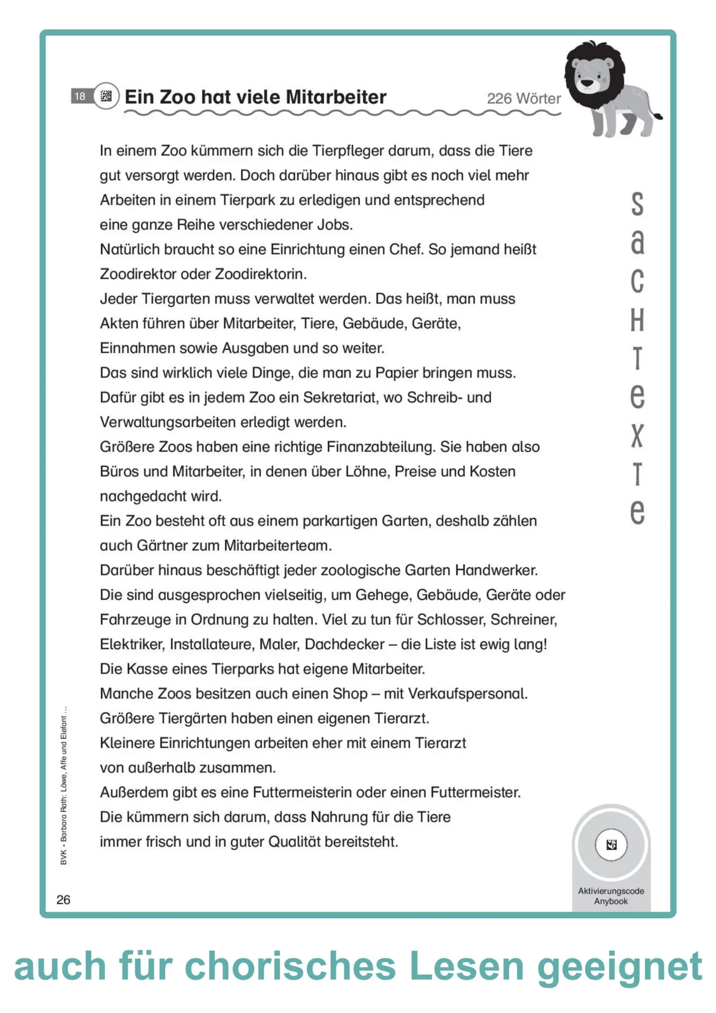 Bild: 9783965203853 | Löwe, Affe und Elefant - Tierische Zoogeschichten gemeinsam im...