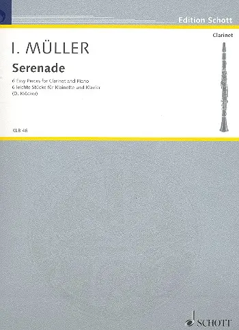 Cover: 9790001123853 | Serenade | Six easy pieces | Ivan Mueller | Buch | 2001 | Schott Music
