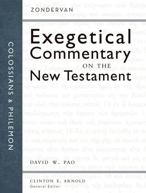 Cover: 9780310243953 | Colossians and Philemon | David W Pao | Buch | Gebunden | Englisch