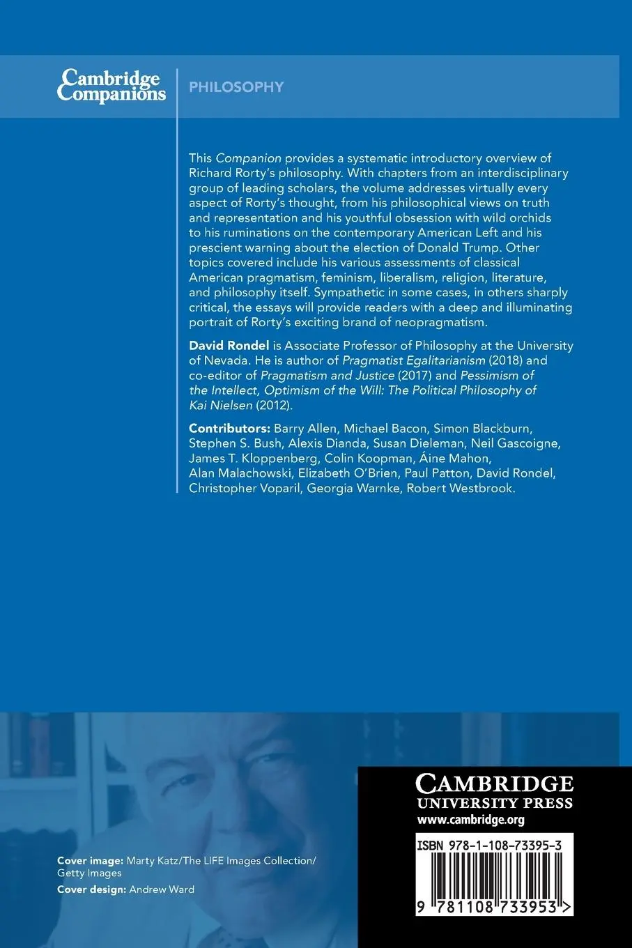Rückseite: 9781108733953 | The Cambridge Companion to Rorty | David Rondel | Taschenbuch | 2021