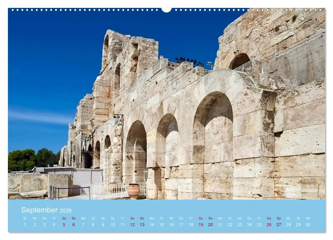 Bild: 9783457703953 | Geliebtes Athen (hochwertiger Premium Wandkalender 2026 DIN A2...