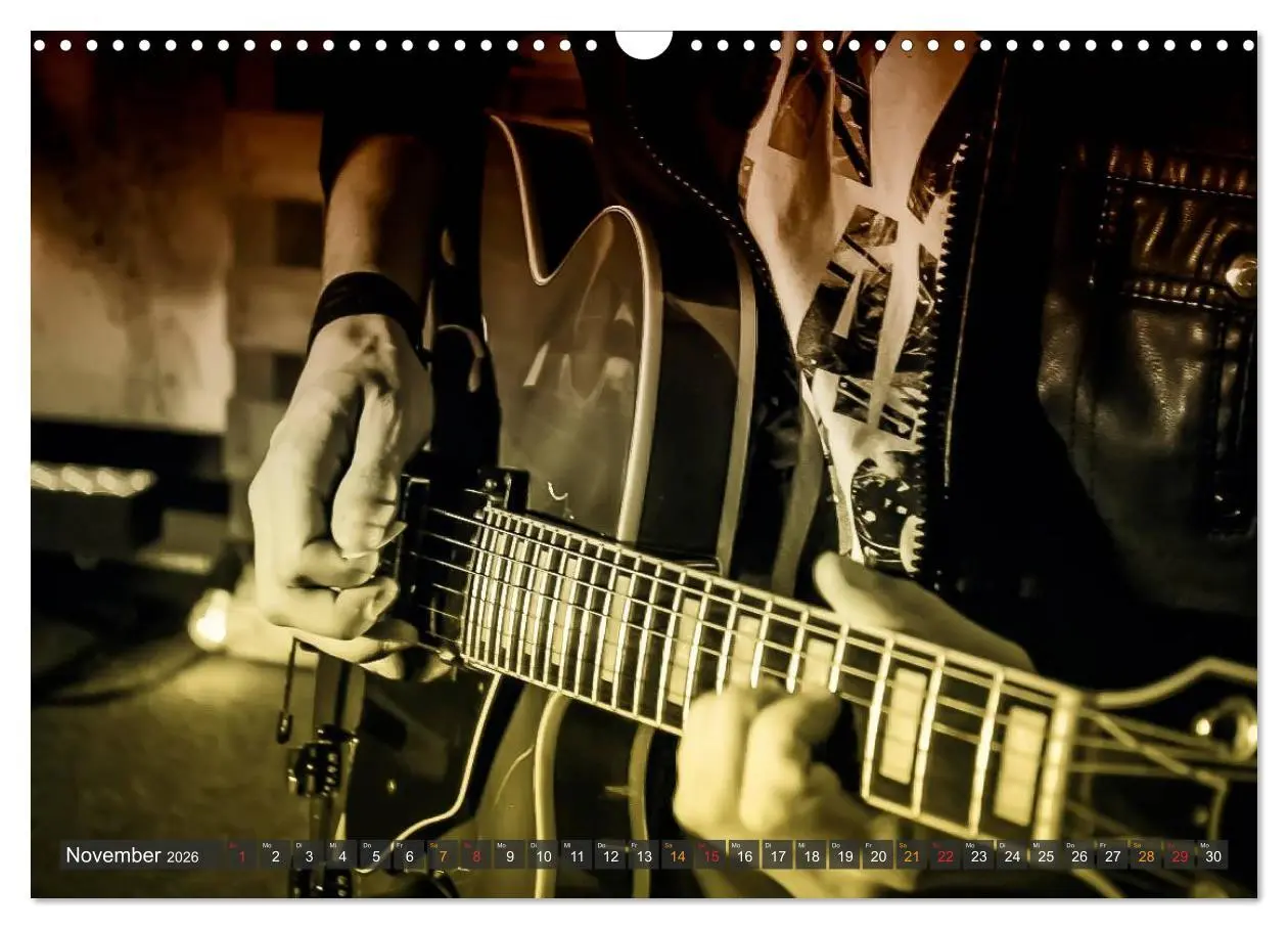 Bild: 9783516033953 | E-Gitarren - einfach cool (Wandkalender 2026 DIN A3 quer), CALVENDO...