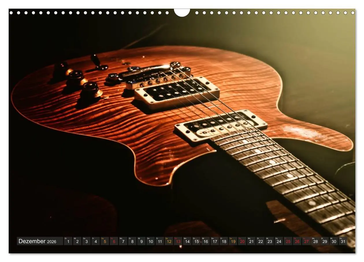 Bild: 9783516033953 | E-Gitarren - einfach cool (Wandkalender 2026 DIN A3 quer), CALVENDO...
