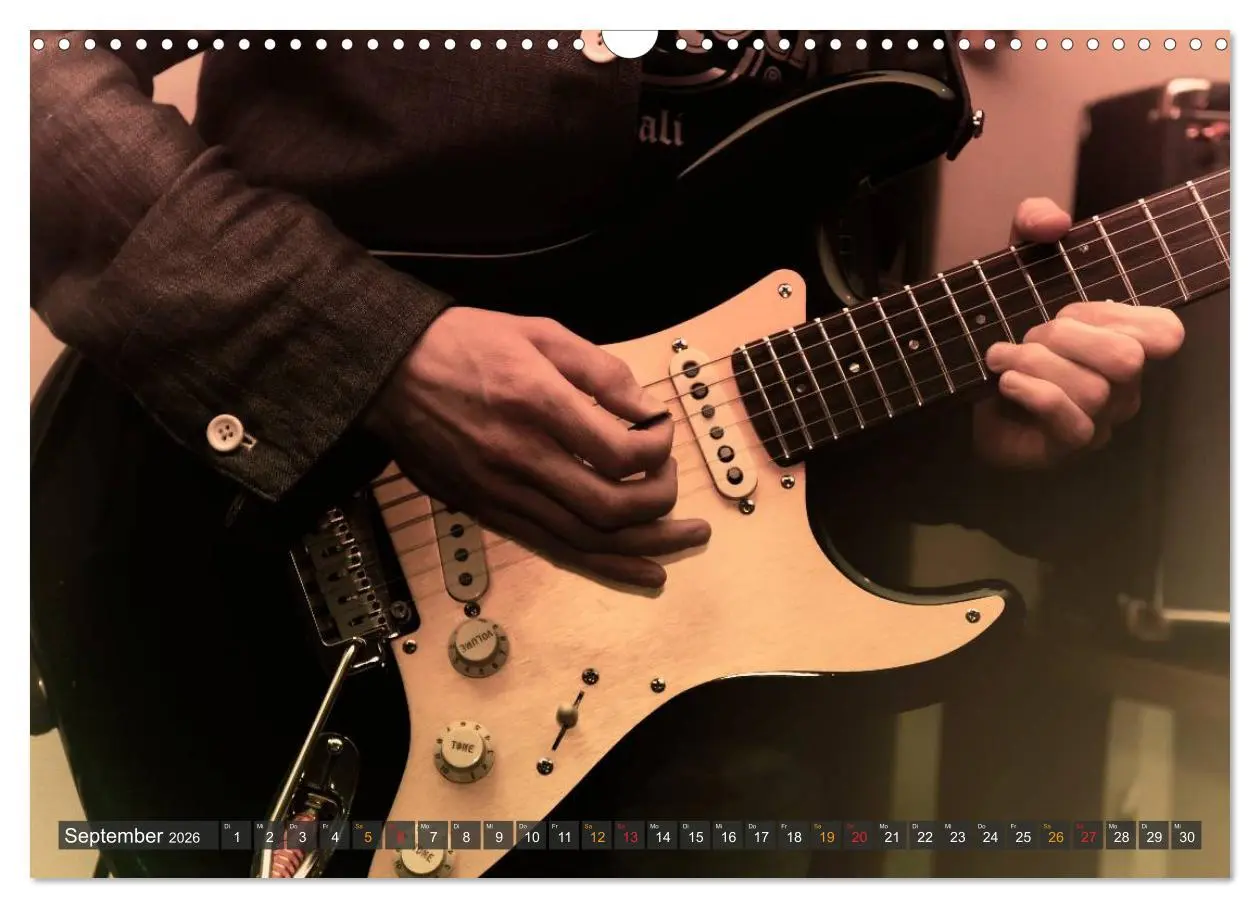 Bild: 9783516033953 | E-Gitarren - einfach cool (Wandkalender 2026 DIN A3 quer), CALVENDO...