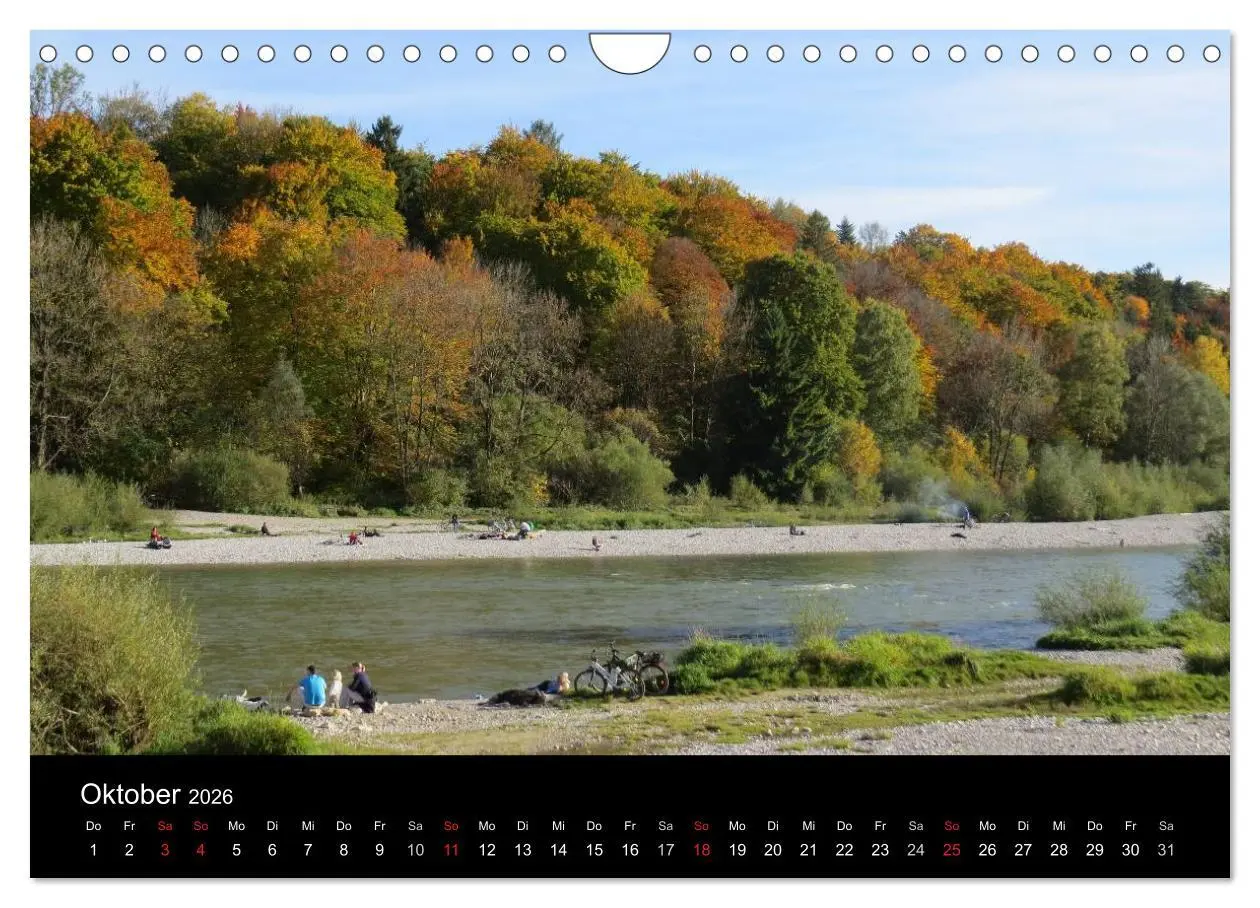 Bild: 9783516103953 | Die Isar - Von Scharnitz bis München (Wandkalender 2026 DIN A4...