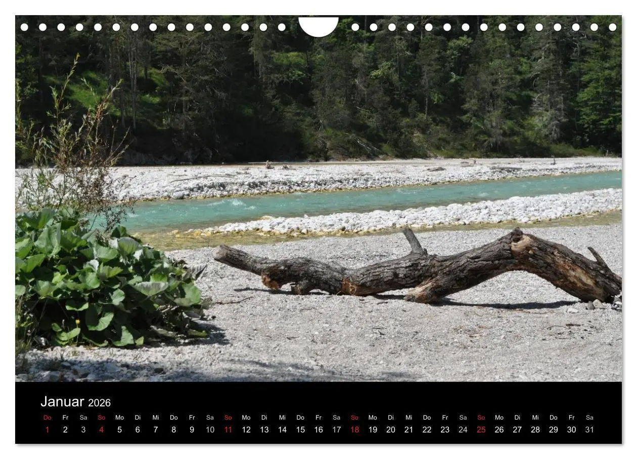 Bild: 9783516103953 | Die Isar - Von Scharnitz bis München (Wandkalender 2026 DIN A4...