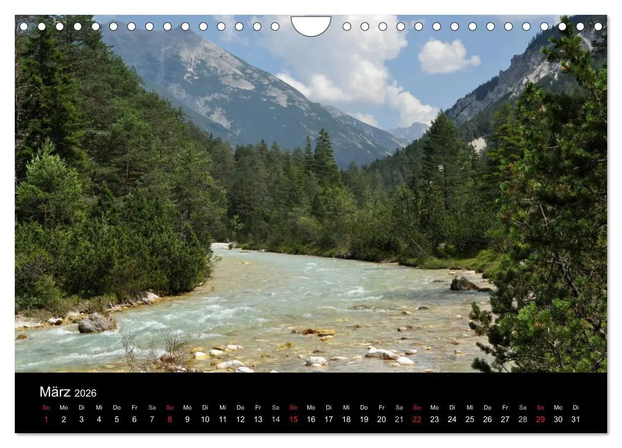 Bild: 9783516103953 | Die Isar - Von Scharnitz bis München (Wandkalender 2026 DIN A4...