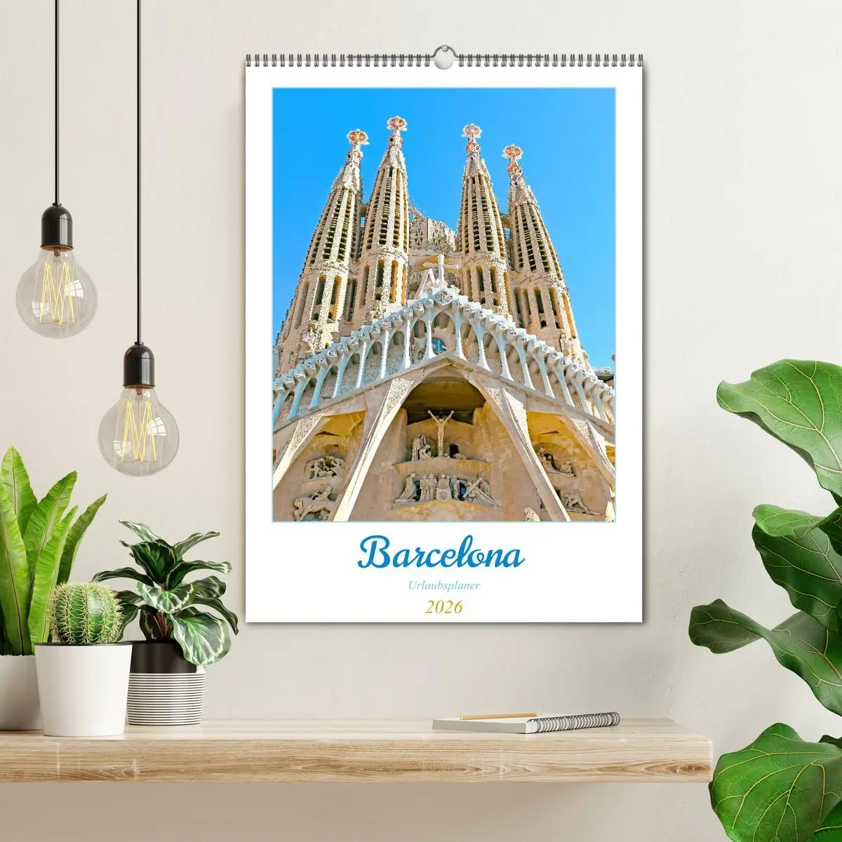 Bild: 9783516343953 | Barcelona - Urlaubsplaner (Wandkalender 2026 DIN A2 hoch), CALVENDO...