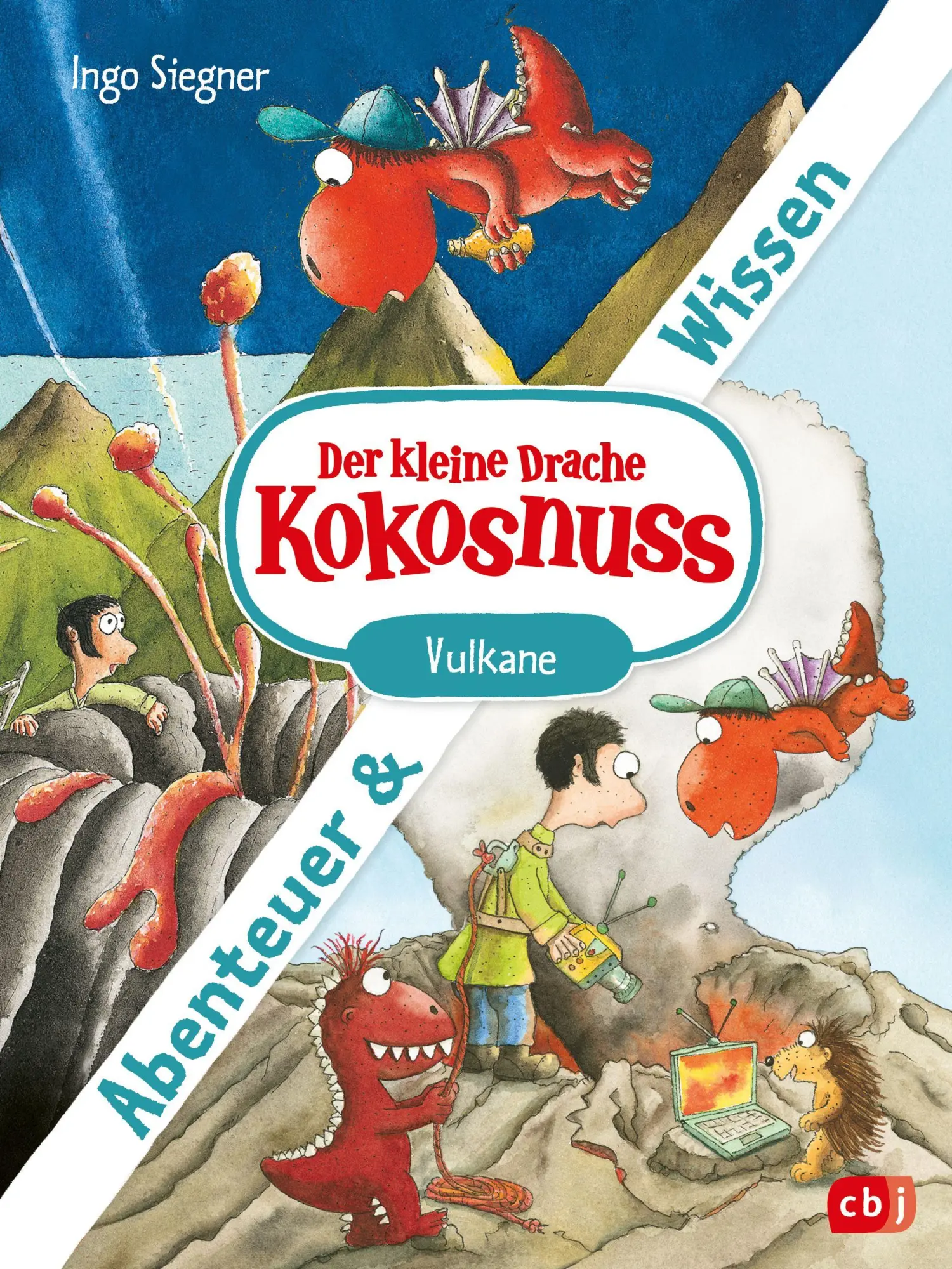 Cover: 9783570183953 | Der kleine Drache Kokosnuss - Abenteuer &amp; Wissen - Vulkane | Siegner