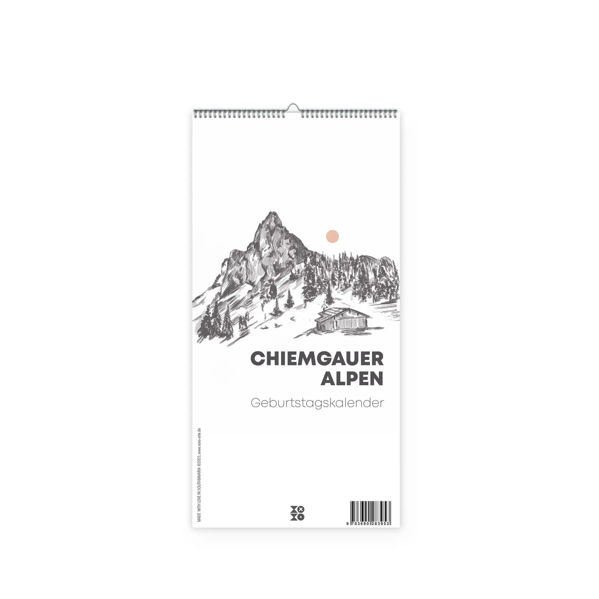 Cover: 9783690283953 | Kleiner Geburtstagskalender "Chiemgauer Alpen", ohne Jahreszahl