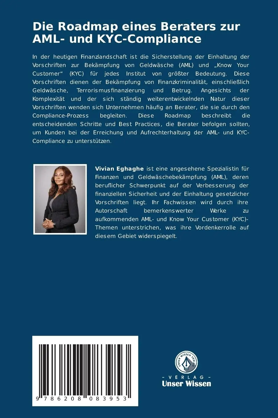 Rückseite: 9786208083953 | Die Roadmap eines Beraters zur AML- und KYC-Compliance | Eghaghe