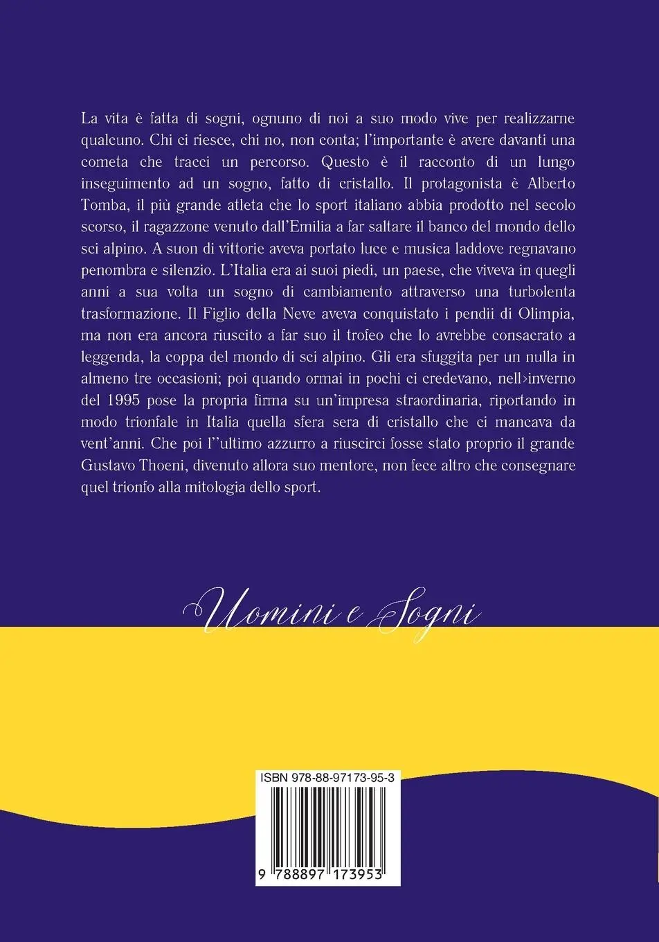 Rückseite: 9788897173953 | ALBERTO TOMBA E IL SOGNO DI CRISTALLO | Lorenzo Fabiano | Taschenbuch