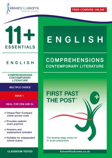 Cover: 9781912364053 | 11+ Essentials English Comprehensions: Contemporary Literature Book 1