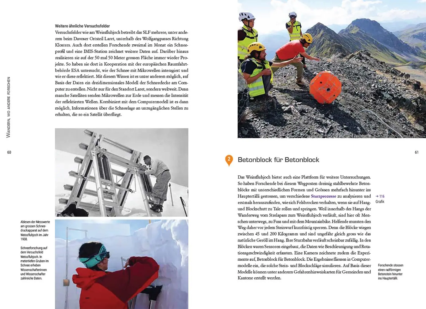 Bild: 9783258084053 | Wandern, wo andere forschen | Davos und Umgebung | Frank Krumm (u. a.)