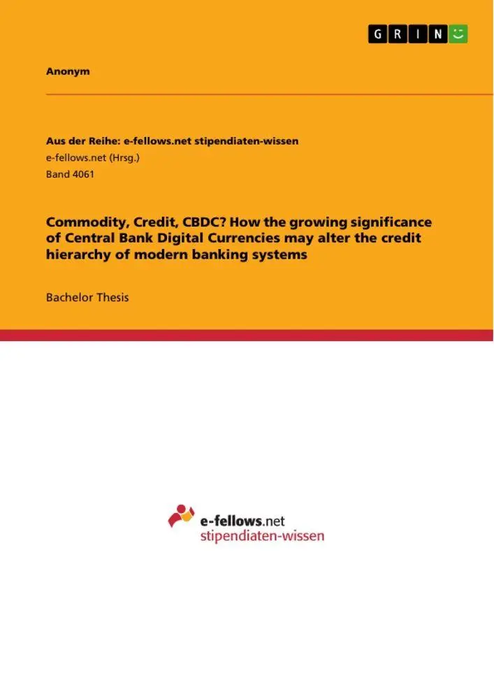 Cover: 9783346574053 | Commodity, Credit, CBDC? How the growing significance of Central...