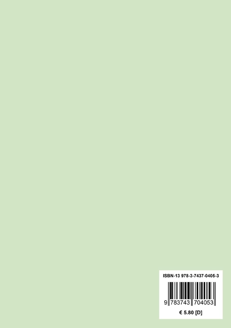 Rückseite: 9783743704053 | Die grüne Nachtigall | und andere Novellen | Michail Kusmin | Buch