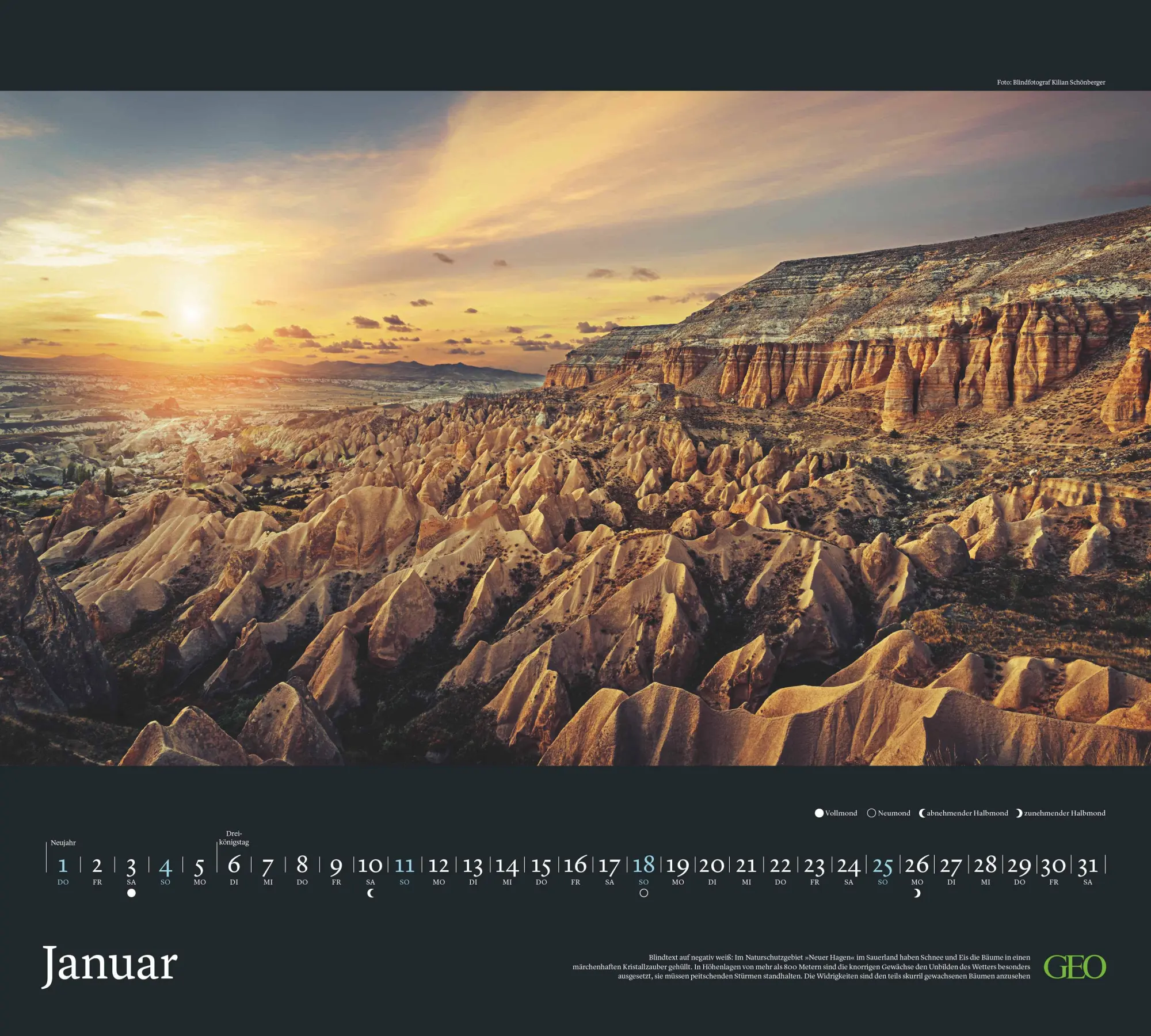 Bild: 4069095004153 | GEO Im Licht des Südens 2026 - Wand-Kalender - Reise-Kalender -...