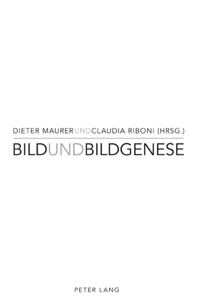 Bild und Bildgenese Kartoniert (TB)