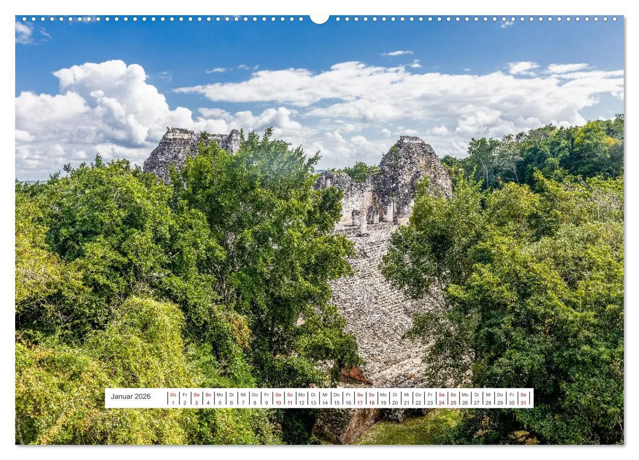 Bild: 9783457514153 | Yucatan-Bauwerke der MAYA (hochwertiger Premium Wandkalender 2026...