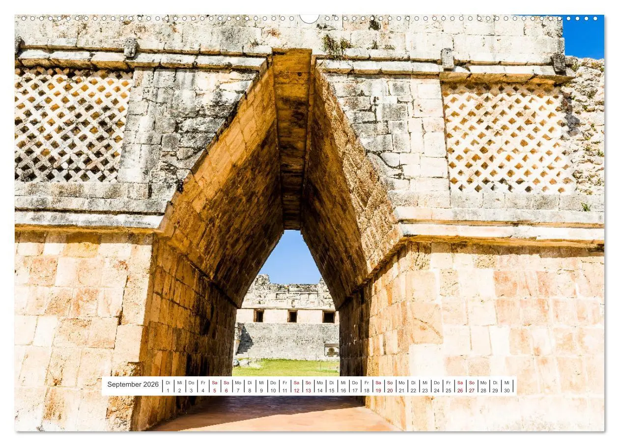 Bild: 9783457514153 | Yucatan-Bauwerke der MAYA (hochwertiger Premium Wandkalender 2026...