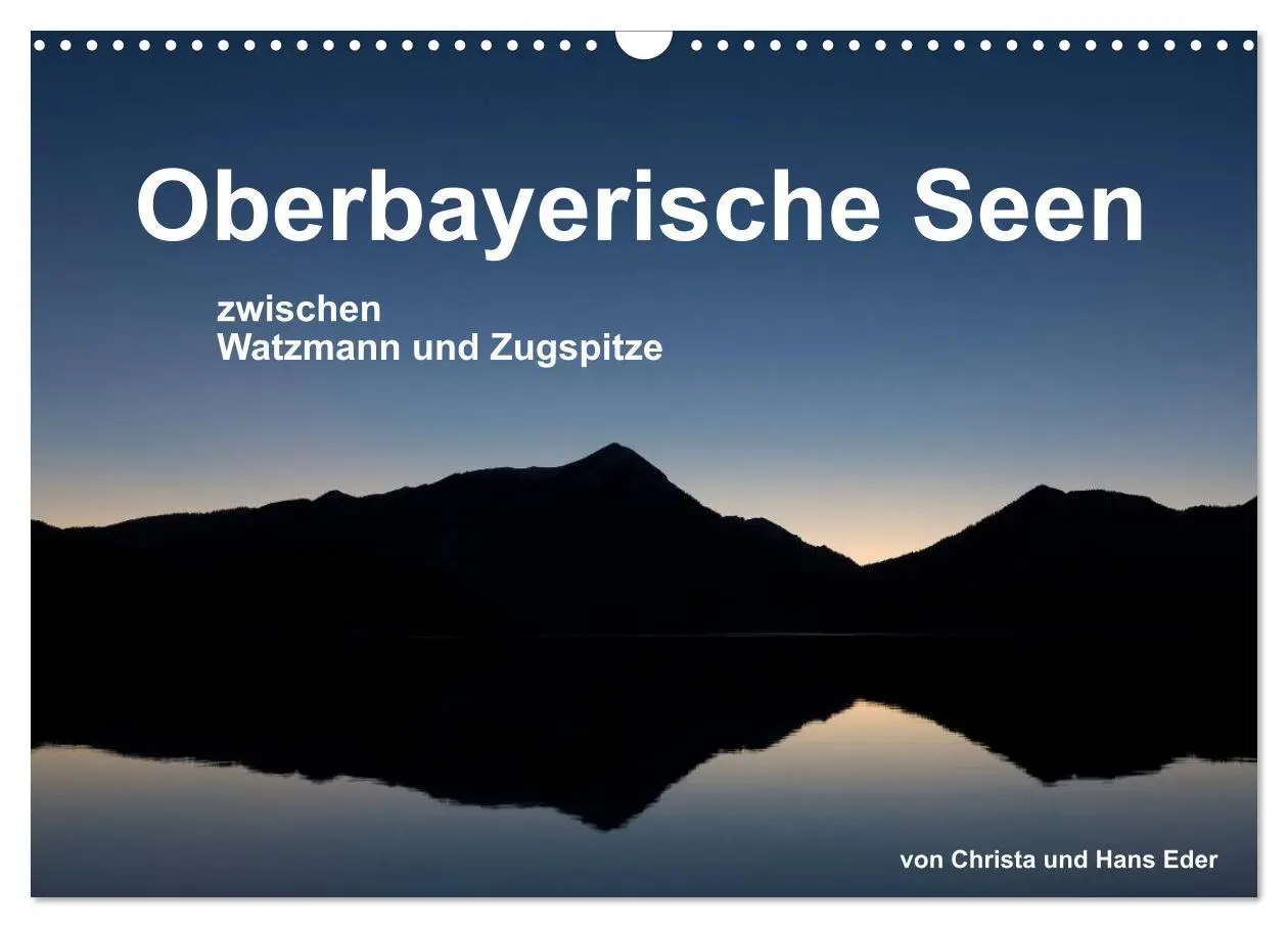 Cover: 9783516224153 | Oberbayerische Seen (Wandkalender 2026 DIN A3 quer), CALVENDO...