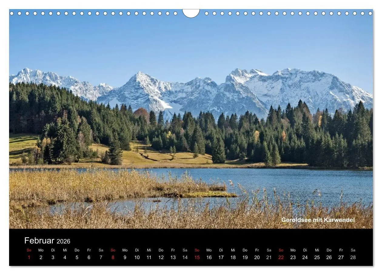 Bild: 9783516224153 | Oberbayerische Seen (Wandkalender 2026 DIN A3 quer), CALVENDO...