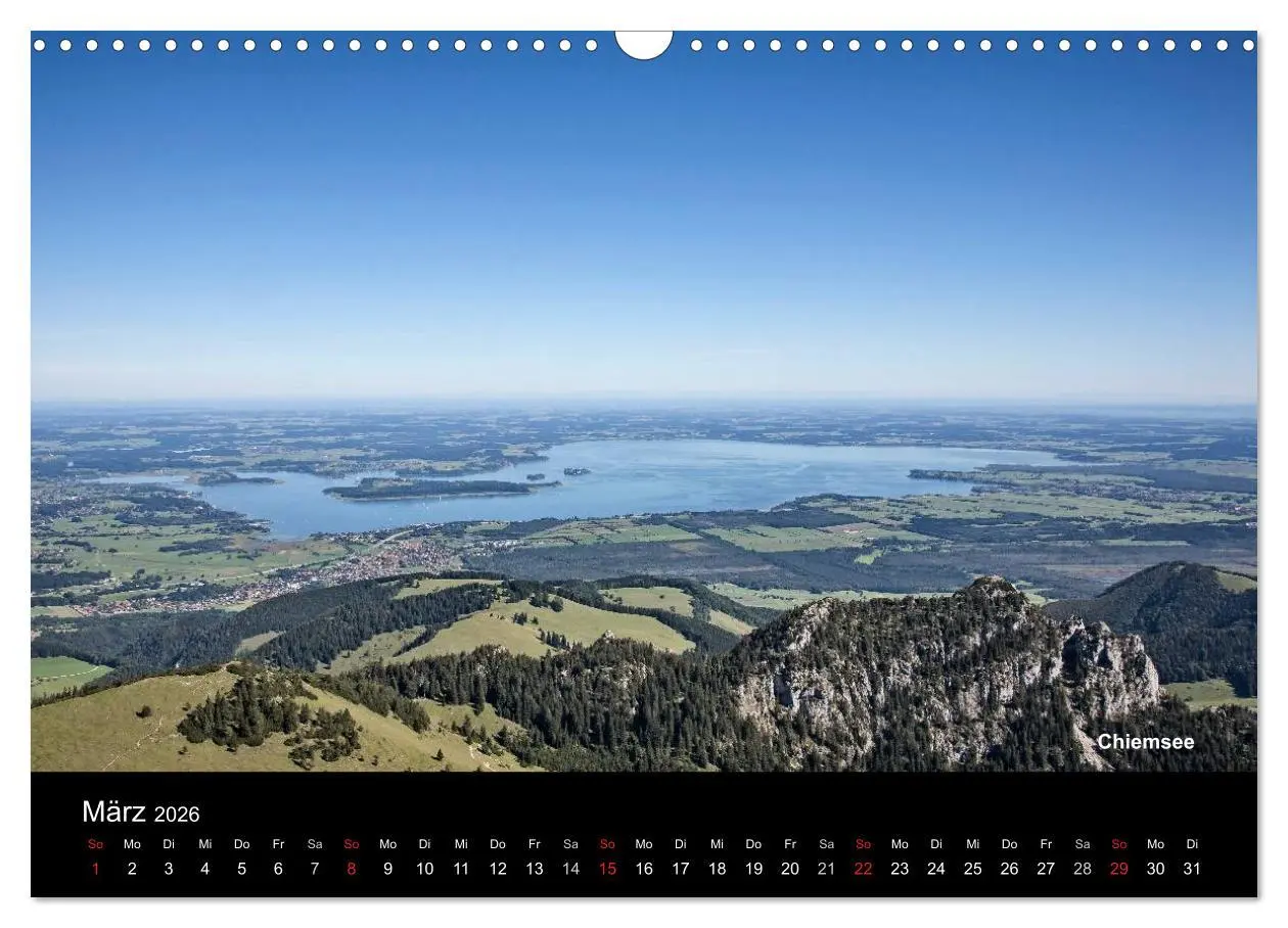 Bild: 9783516224153 | Oberbayerische Seen (Wandkalender 2026 DIN A3 quer), CALVENDO...
