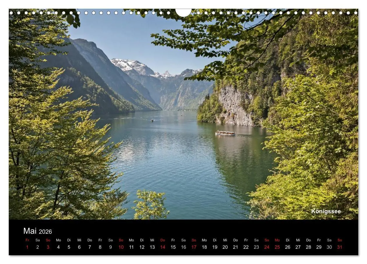 Bild: 9783516224153 | Oberbayerische Seen (Wandkalender 2026 DIN A3 quer), CALVENDO...
