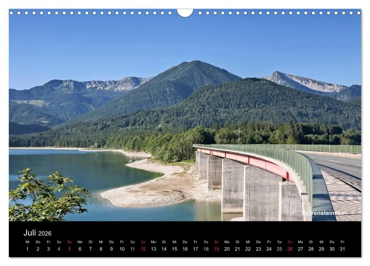 Bild: 9783516224153 | Oberbayerische Seen (Wandkalender 2026 DIN A3 quer), CALVENDO...