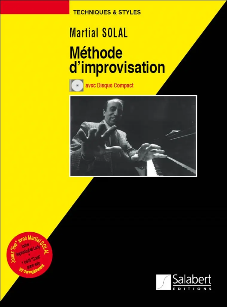 Cover: 9790048004153 | Méthode d'improvisation (+CD) pour piano | Martial Solal