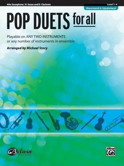Cover: 9780739054253 | Pop Duets for All - Alto Saxophone (Eb Saxes and Eb Clarinets) | Story