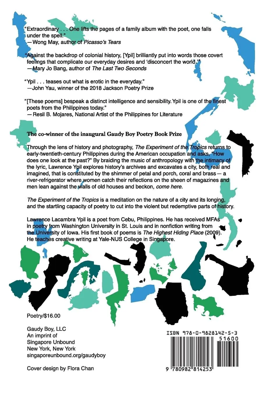 Rückseite: 9780982814253 | The Experiment of the Tropics | Poems | Lawrence Lacambra Ypil | Buch