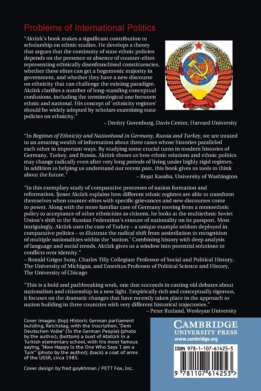 Rückseite: 9781107614253 | Regimes of Ethnicity and Nationhood in Germany, Russia, and Turkey