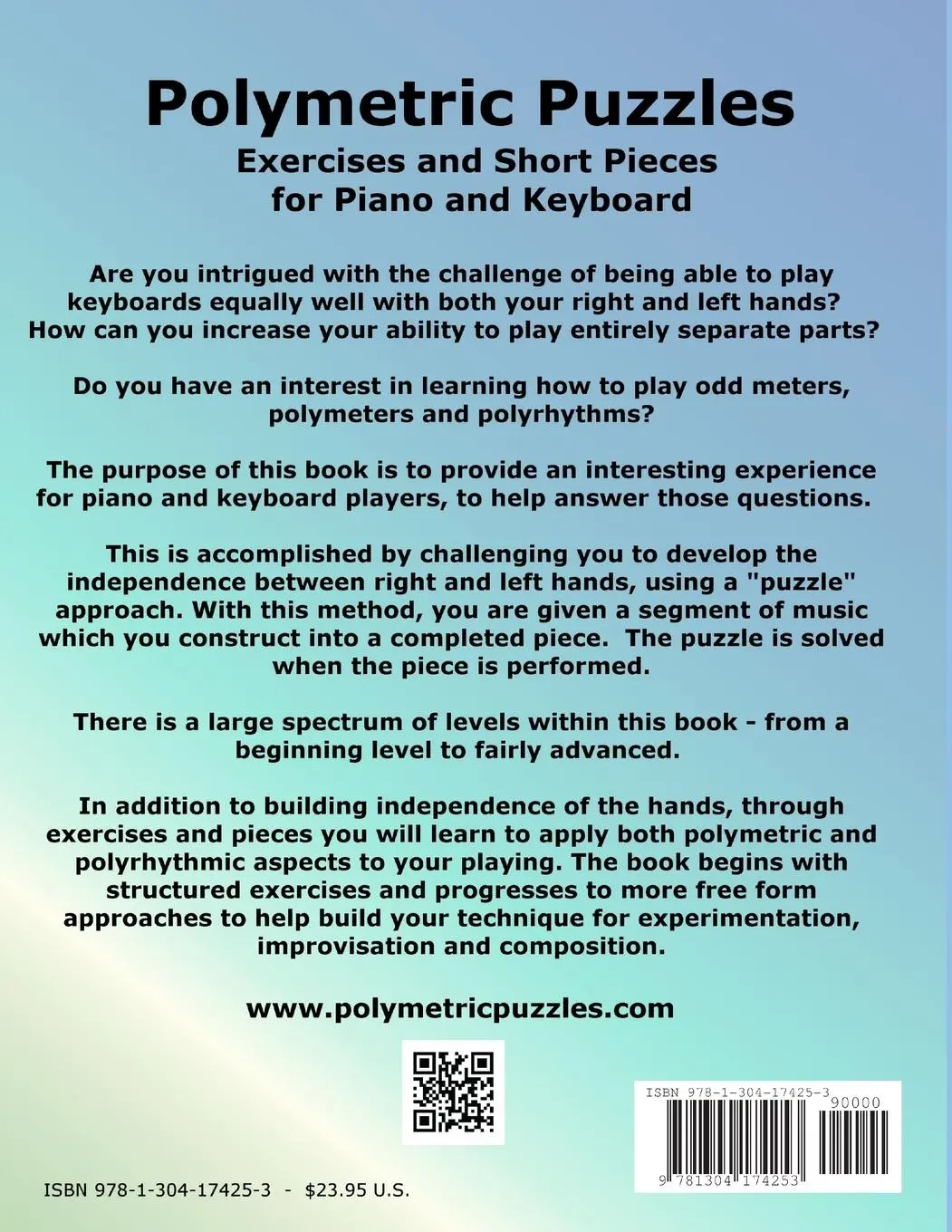 Rückseite: 9781304174253 | Polymetric Puzzles - Exercises and Short Pieces for Piano and Keyboard