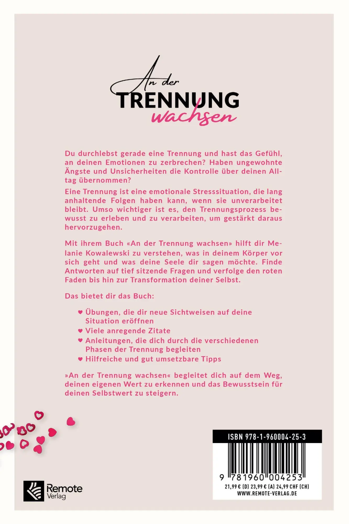 Rückseite: 9781960004253 | An der Trennung wachsen | Melanie Kowalewski | Taschenbuch | 300 S.