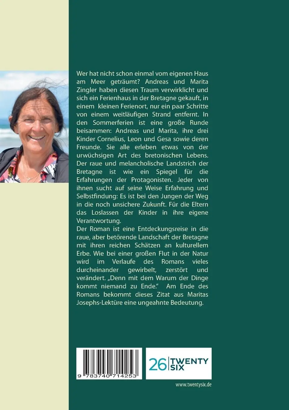 Rückseite: 9783740714253 | Die große Flut | Erlebnisse um ein Ferienhaus in der Bretagne | Buch
