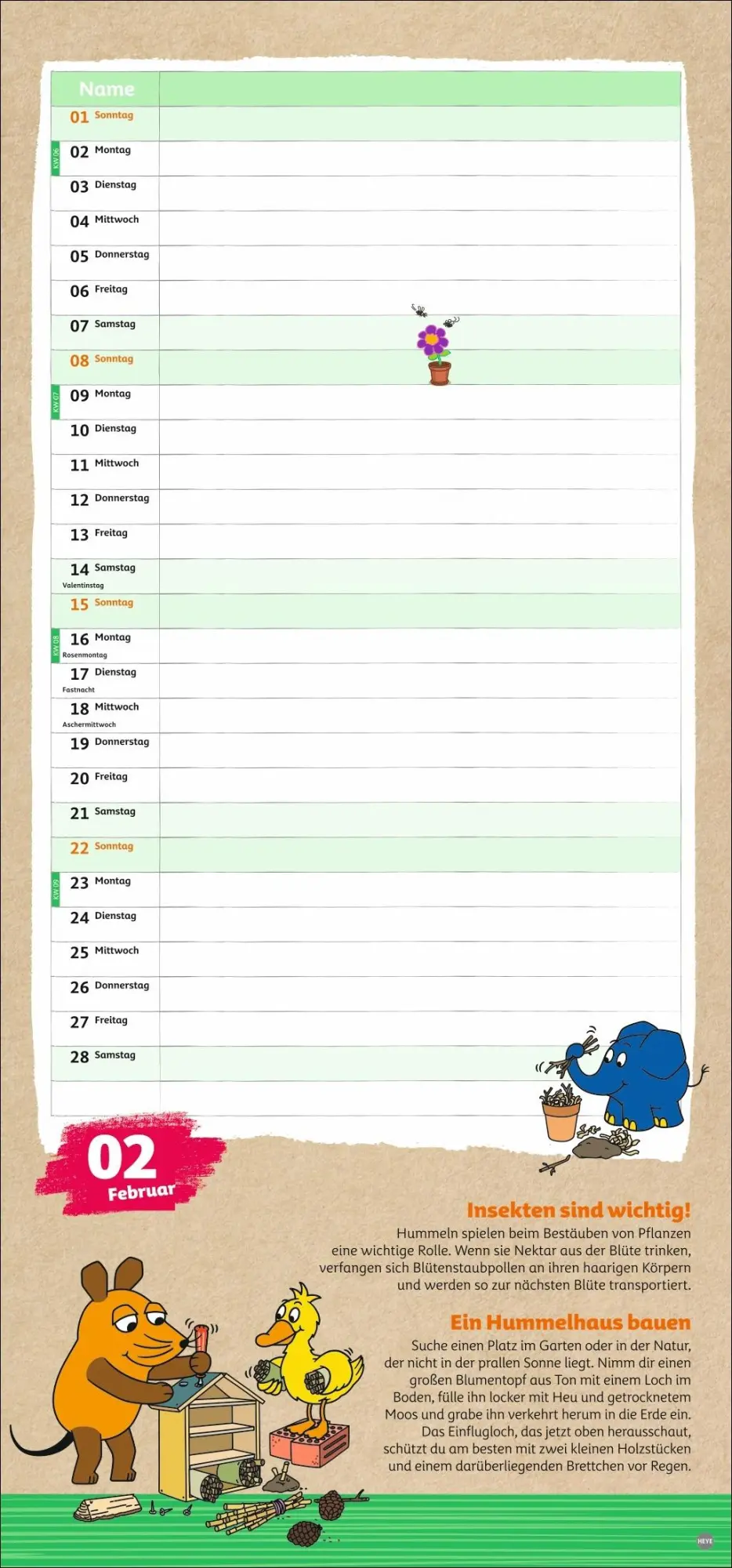 Bild: 9783756414253 | Nachhaltig Planen mit der Maus 2026 | Kalender | 15 S. | Deutsch