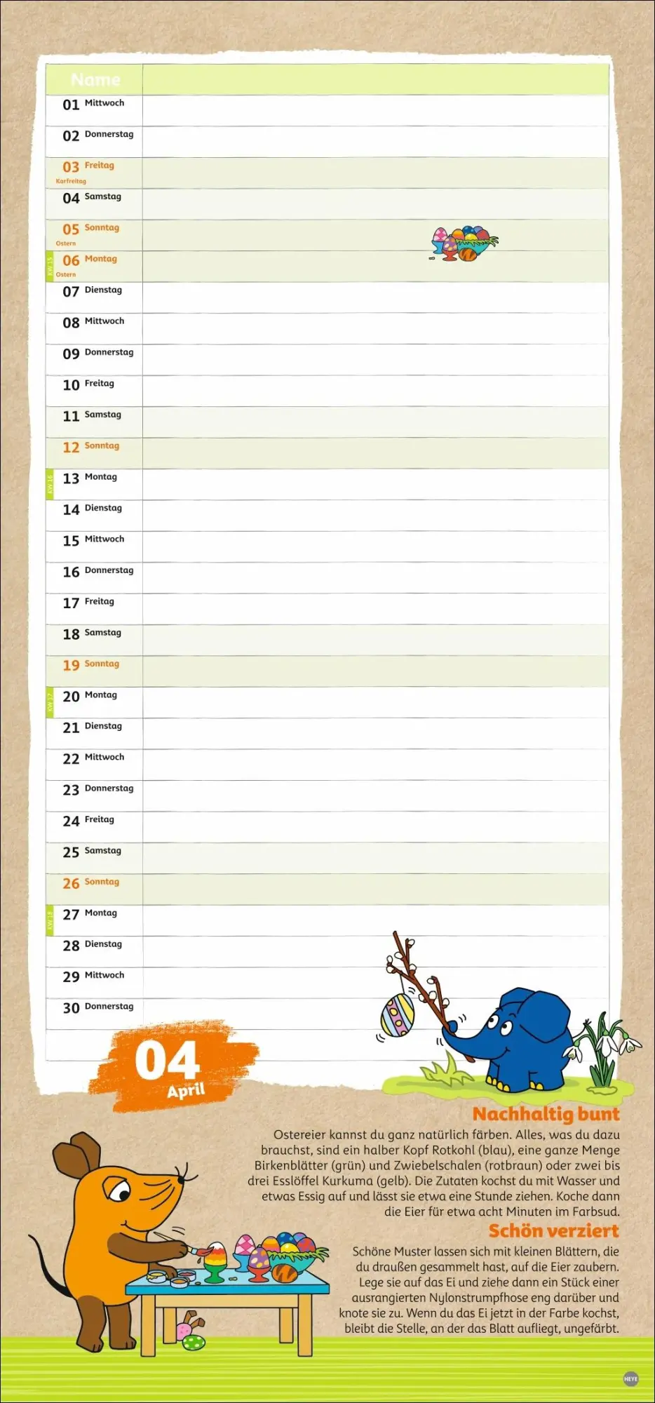 Bild: 9783756414253 | Nachhaltig Planen mit der Maus 2026 | Kalender | 15 S. | Deutsch