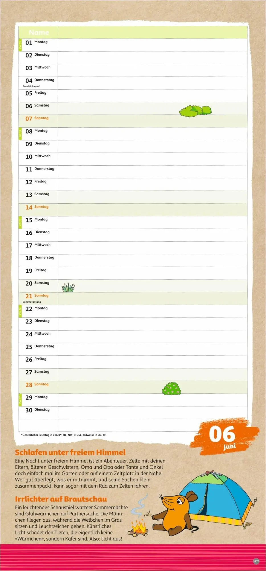 Bild: 9783756414253 | Nachhaltig Planen mit der Maus 2026 | Kalender | 15 S. | Deutsch