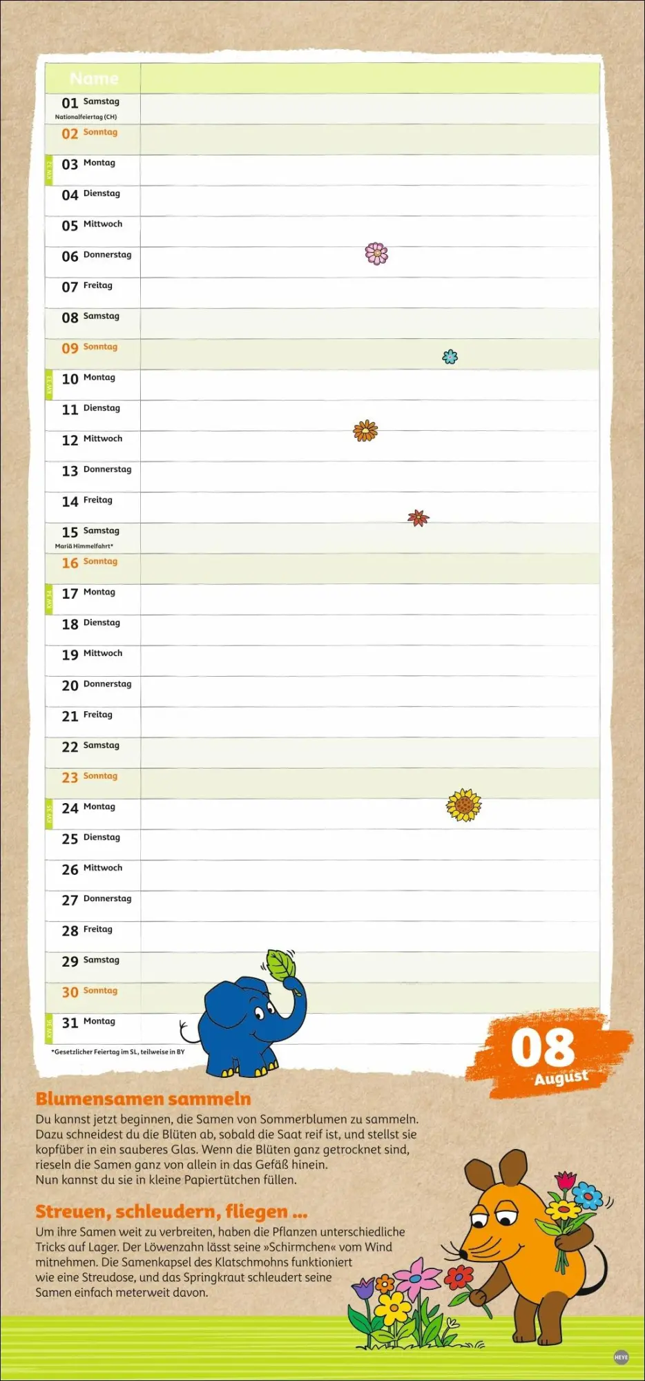 Bild: 9783756414253 | Nachhaltig Planen mit der Maus 2026 | Kalender | 15 S. | Deutsch