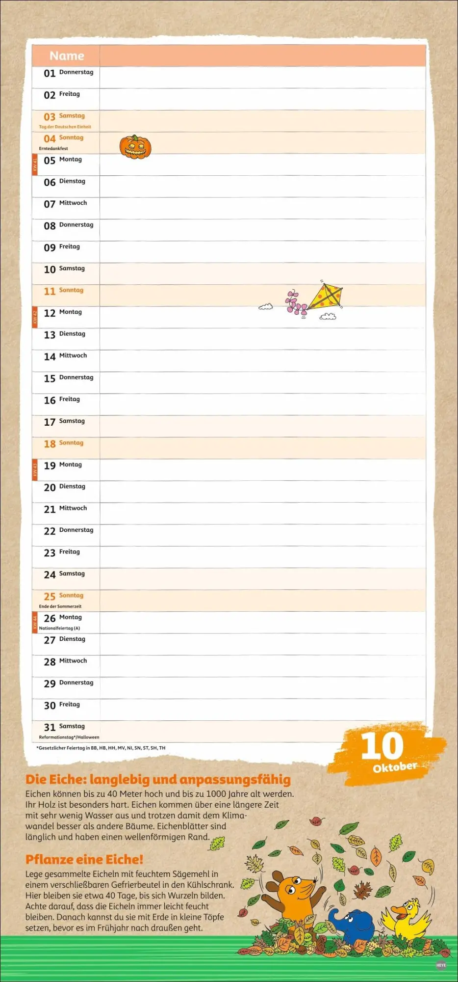 Bild: 9783756414253 | Nachhaltig Planen mit der Maus 2026 | Kalender | 15 S. | Deutsch