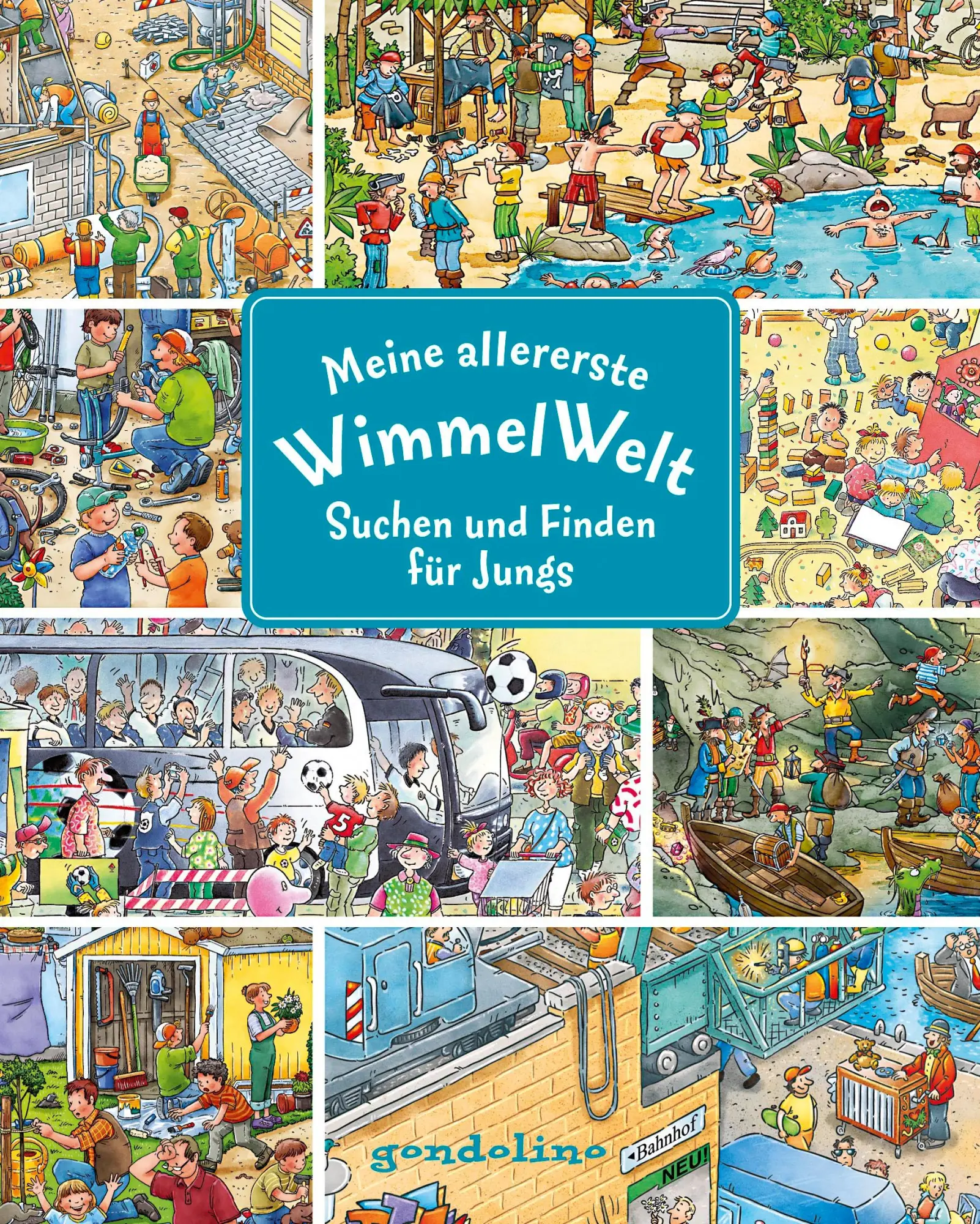 Cover: 9783811234253 | Meine allererste WimmelWelt - Suchen und finden für Jungs | Gebhard