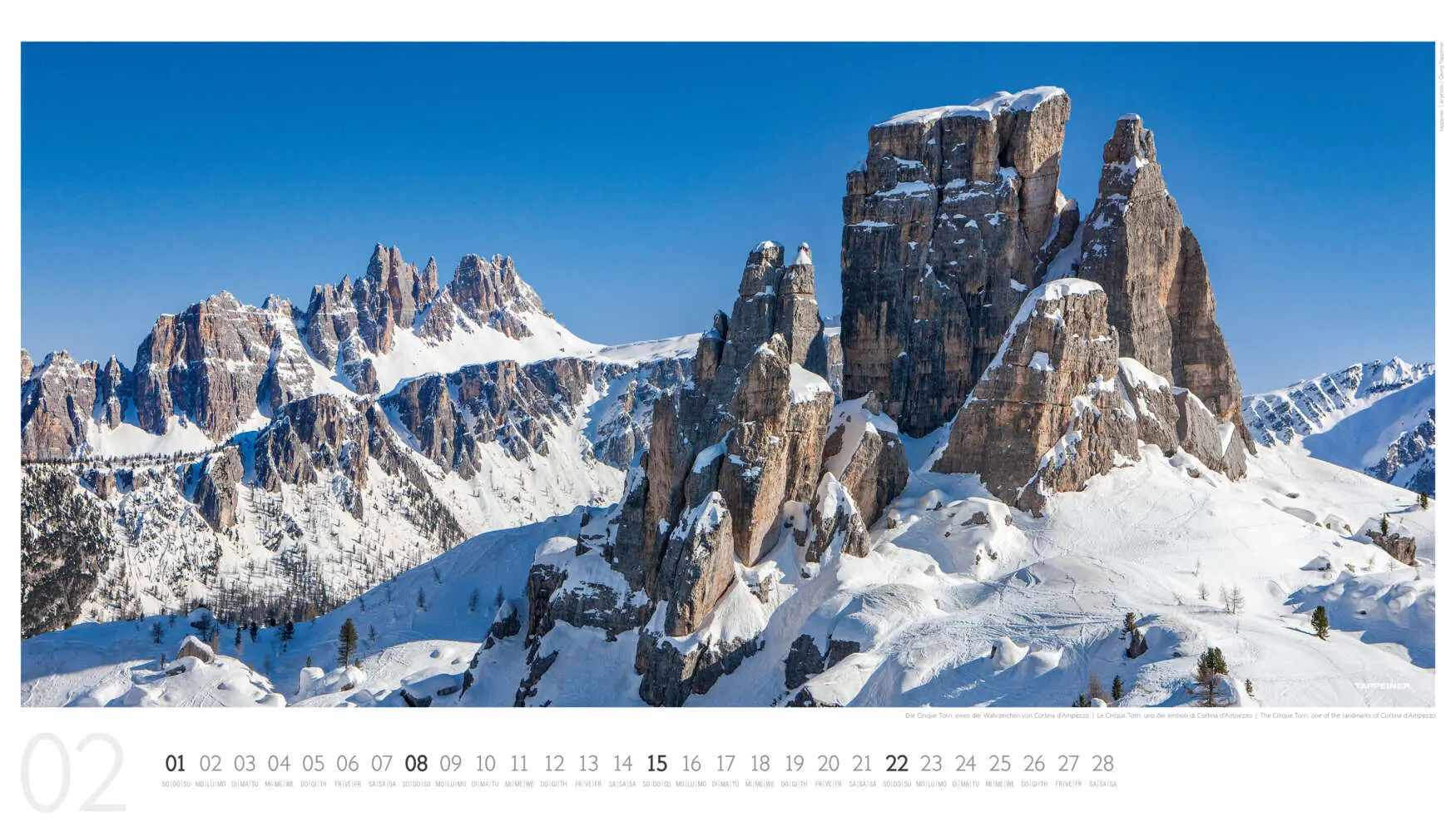 Bild: 9791280864253 | Luftbildkalender Dolomiten 2026 | Athesia-Tappeiner Verlag | Kalender