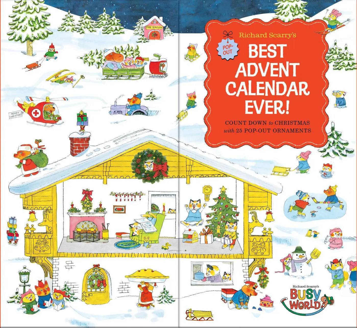 Cover: 9798217034253 | Richard Scarry's Best Advent Calendar Ever! | Richard Scarry
