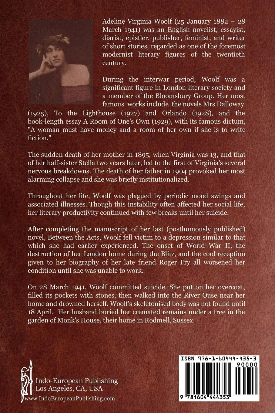 Rückseite: 9781604444353 | Orlando | A Biography | Virginia Woolf | Taschenbuch | Englisch | 2011