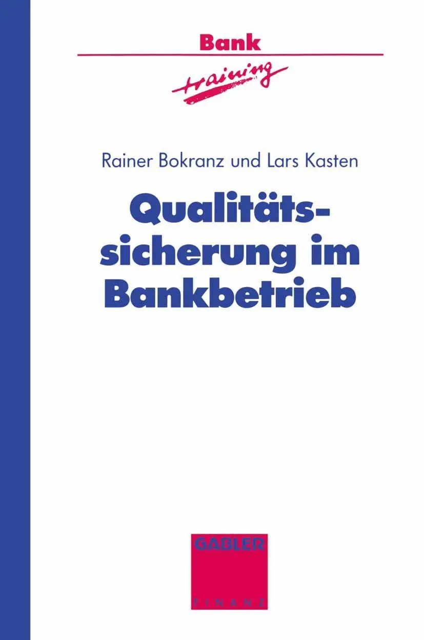 Cover: 9783409144353 | Qualitätssicherung im Bankbetrieb | Lars Kasten | Taschenbuch | xii