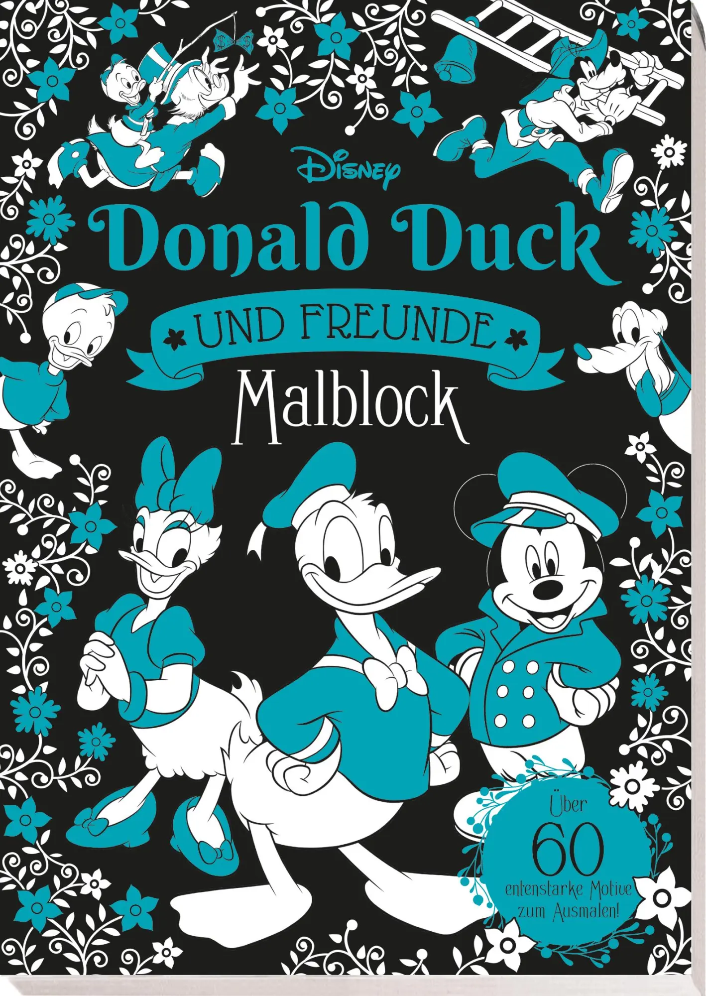 Cover: 9783833244353 | Disney Donald Duck und Freunde: Malblock: über 60 entenstarke...
